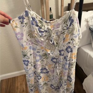 Floral Print Women's Sun Dress